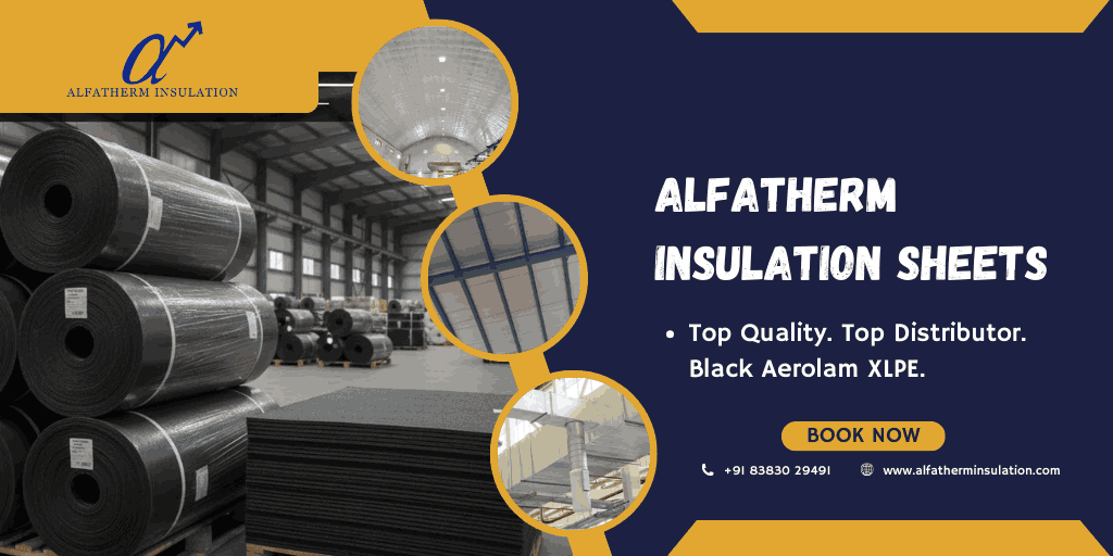 Black Aerolam XLPE Rolls and Sheets