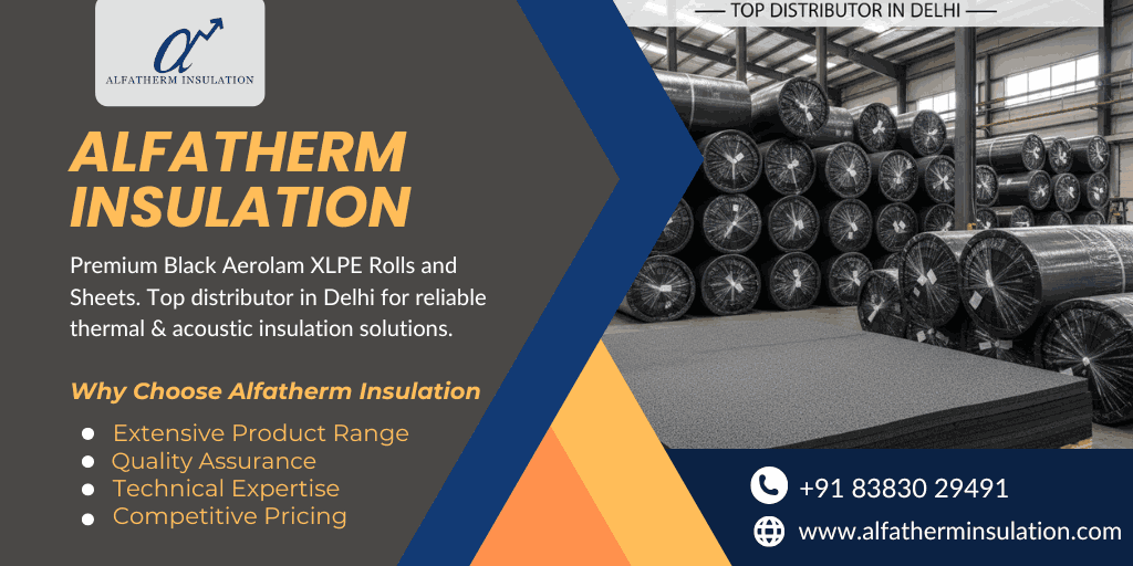 Black Aerolam XLPE Rolls and Sheets