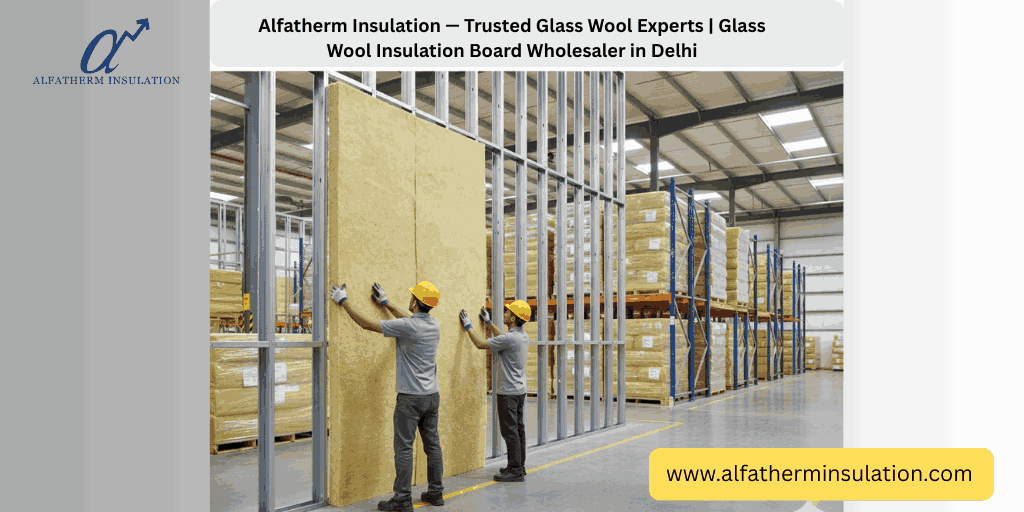 Glass Wool Insulation Board Wholesaler in Delhi