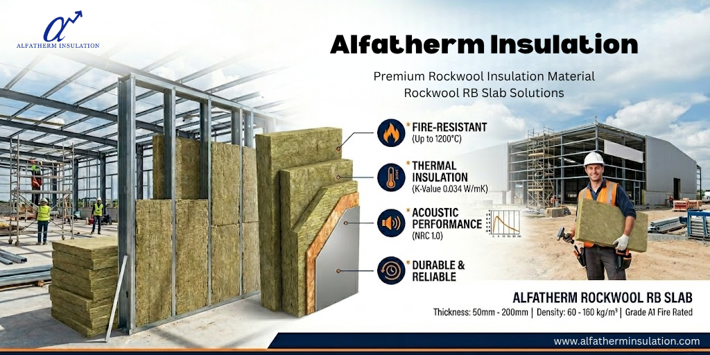 Rockwool Insulation Material Rockwool RB Slab