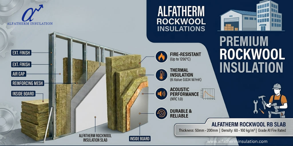 Rockwool Insulation Material Rockwool RB Slab